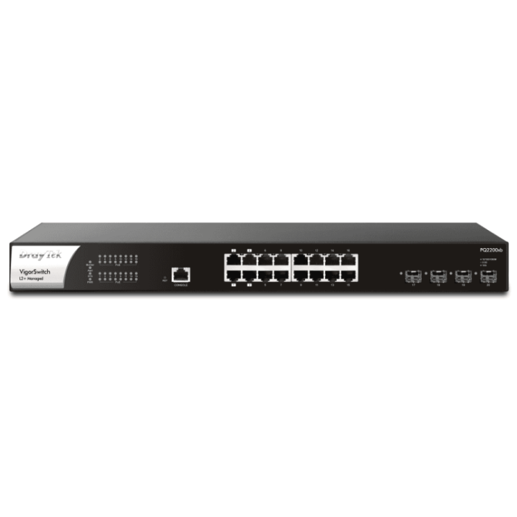 16 x 2.5 GbE Ports (4 PoE++ / 12 PoE+) & 4 x 10Gbps SFP+ Layer 2+ Manged Switch