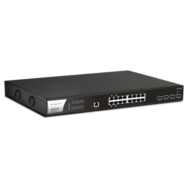 16 x 2.5 GbE Ports (4 PoE++ / 12 PoE+) & 4 x 10Gbps SFP+ Layer 2+ Manged Switch