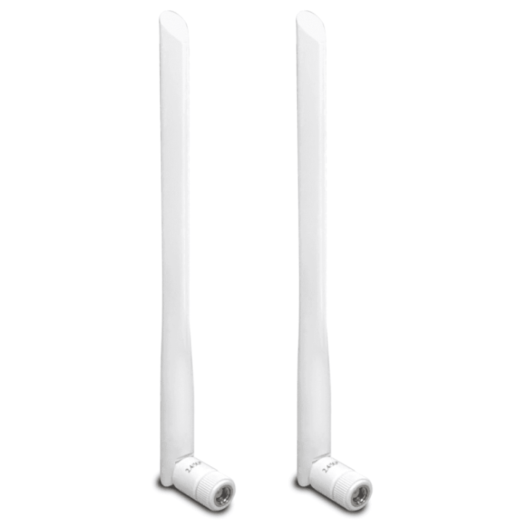 5dBi High-Gain Dual-Band Antennas - White
