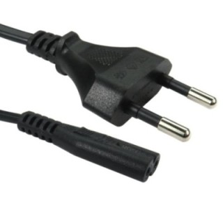 2m Euro Plug to C7 Mains Lead