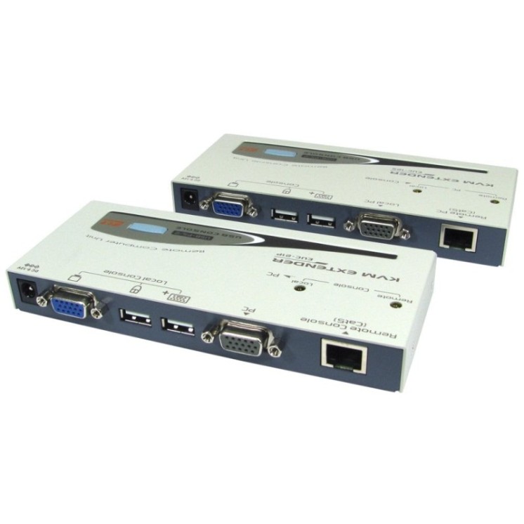 KVM Extender Over Cat5e - SVGA & USB