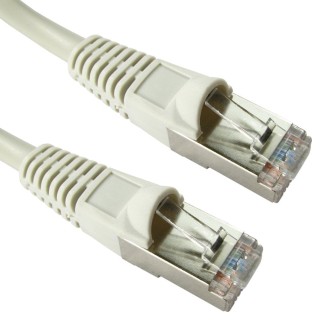3m Shielded Cat5e Patch Cable - Grey