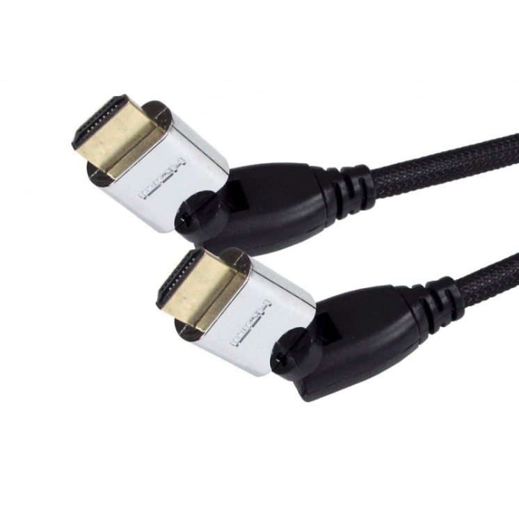2m HDMI Cable with Swivel & Rotate Connectors