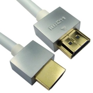 1m Super Slim HDMI cable - White