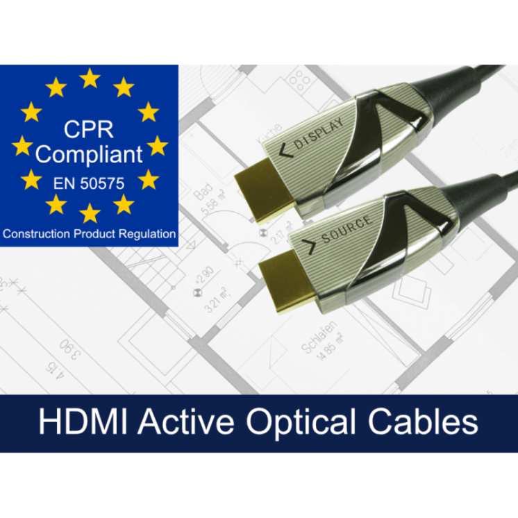 50m Active Optical HDMI Cable – 18Gbps