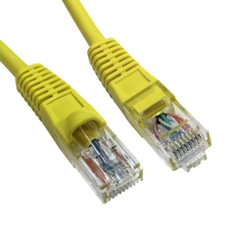 1.5m Snagless Cat6 LSZH Patch Cable - Yellow