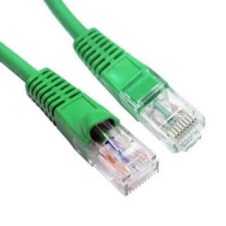 1m Snagless Cat6 LSZH Patch Cable - Green