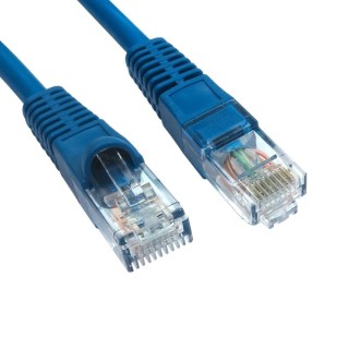 0.5m Snagless Cat6 LSZH Patch Cable - Blue