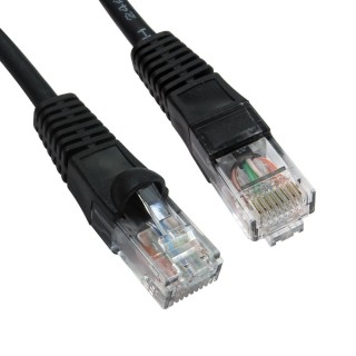 0.5m Snagless Cat6 LSZH Patch Cable - Black