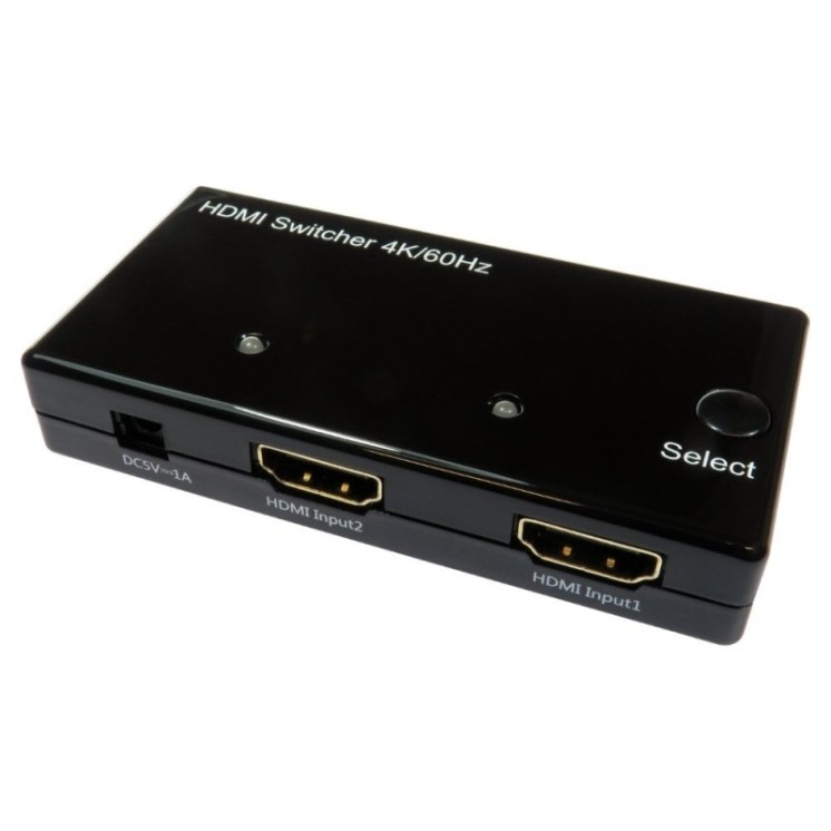 Two Port HDMI Switch - 4K 60Hz