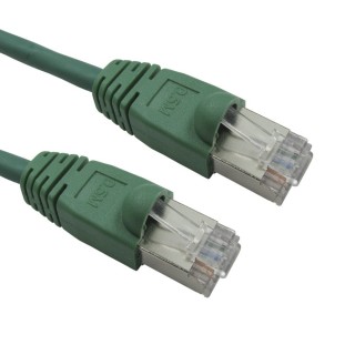 2mtr LSZH Snagless Shielded Cat6 Patch Cable - Green