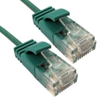 2m Slim Economy 6 Gigabit Patch Cable Patch Cable - Green