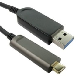 AOC USB 10Gbps Type A (M) to Type C (M) Cable