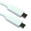 1m USB 10Gbps Type C to Type C Cable 100W - White