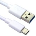 1m USB 5Gbps Type C to A - White