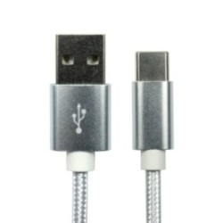 USB 2.0 Type A to Type C Braided Cable