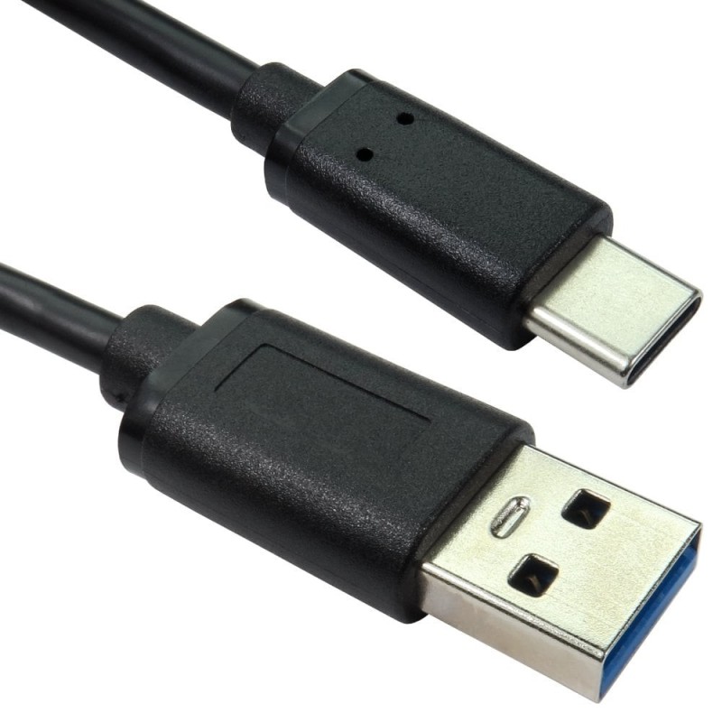 1m 10Gbps USB AM to CM Cable - Antimicrobial