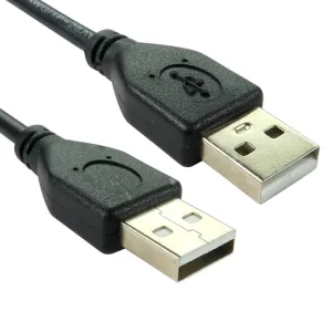 0.5m USB 2.0 A-A Data - Black