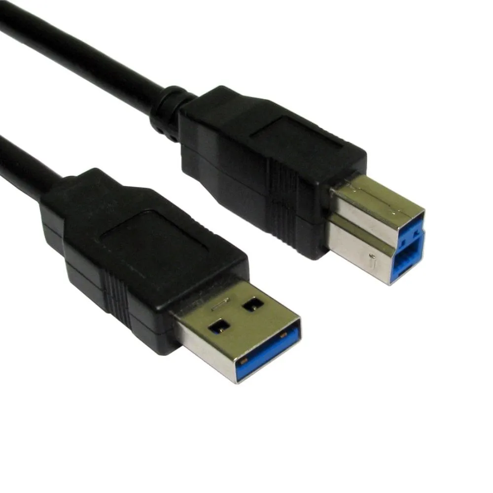 1m USB 5Gbps A to B - Black