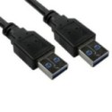 1m USB 5Gbps A to A Data - Black
