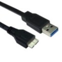 2m USB 5Gbps A to Micro B - Black