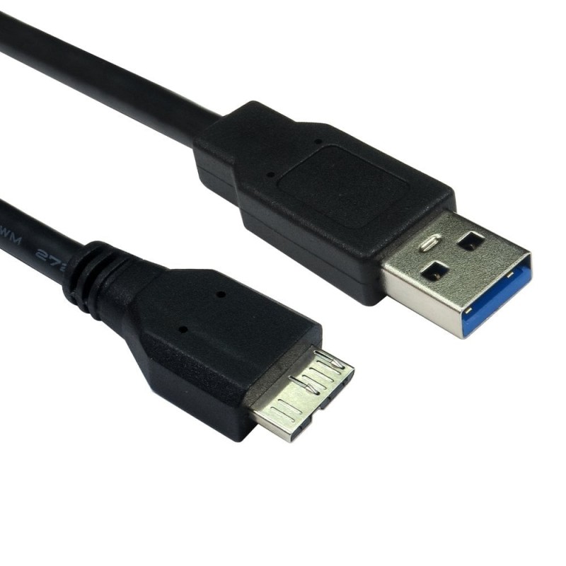 2m USB 5Gbps A to Micro B - Black