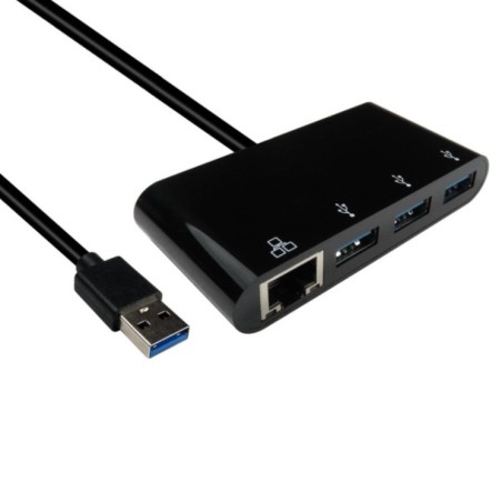 USB3.0 Gigabit Ethernet Adapter with Hub