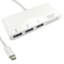 USB Type-C to 3 Port USB Hub & Card Reader