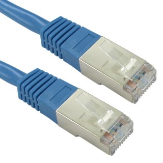 0.5m Cat5e Shielded Patch Cable - Blue