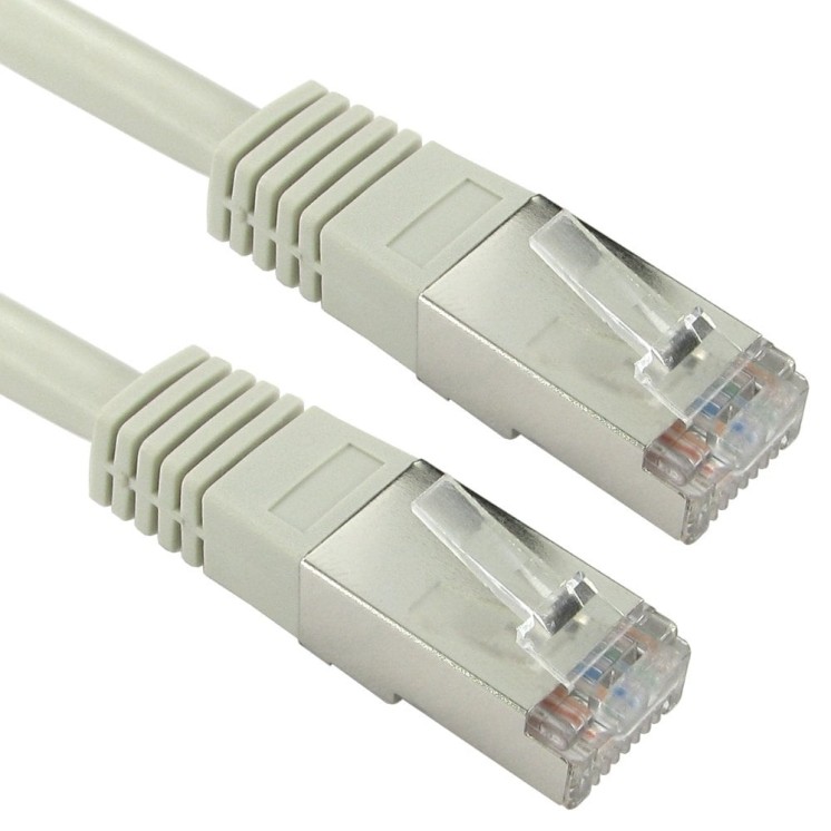 2m Cat5e Shielded Patch Cable - Grey