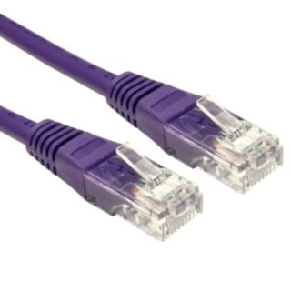 1m Cat5e Patch Cable - Violet