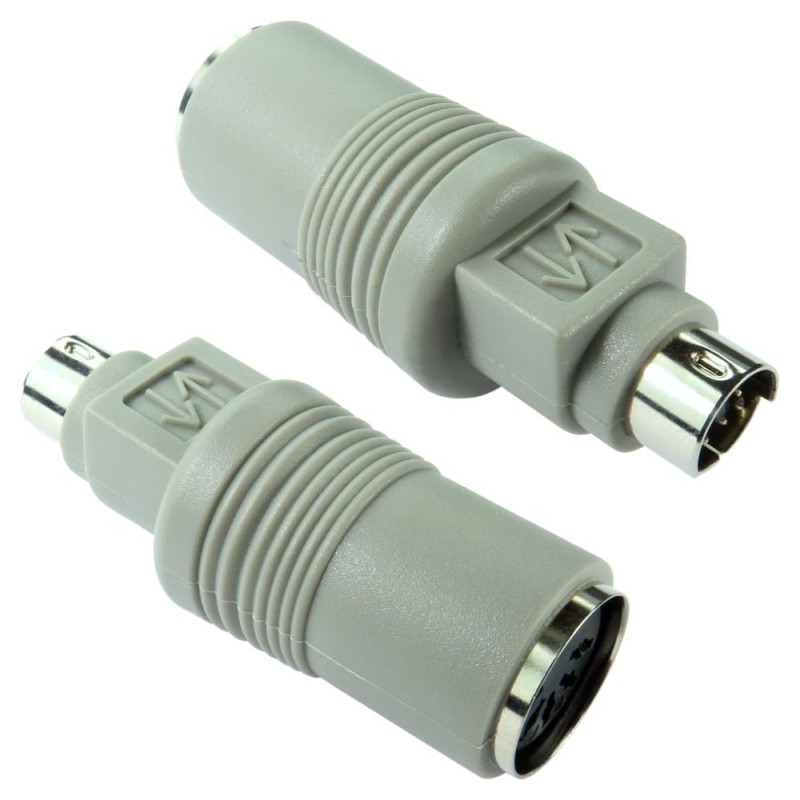 6 Pin Mini-DIN (M) to 5 Pin DIN (F) Keyboard Adapter