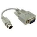 PS/2 (M) to Serial (M) Mouse Leaded Adapter