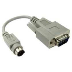 PS/2 (M) to Serial (M) Mouse Leaded Adapter
