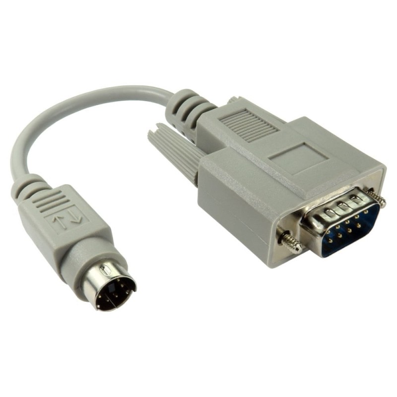 PS/2 (M) to Serial (M) Mouse Leaded Adapter