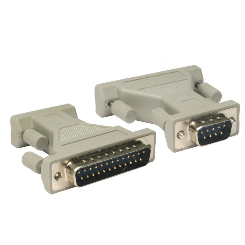 D9 (M) to D25 (M) Serial Adapter
