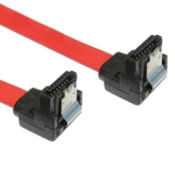 Locking SATA v2 Data Cable - Right Angled