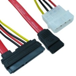 Molex to SATA Combo Power & Data Cable