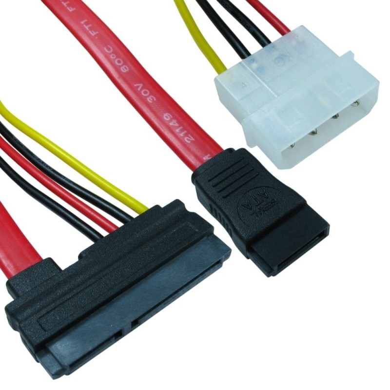 Molex to SATA Combo Power & Data Cable