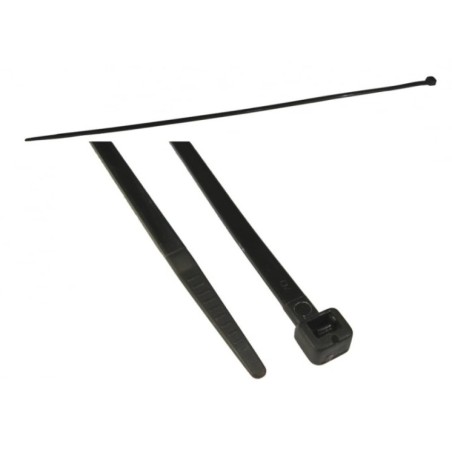 368mm x 4.8mm Black Cable Ties - 100 Pack