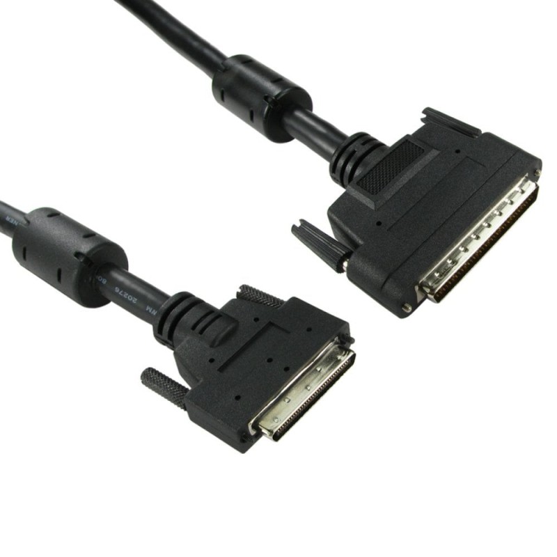 1m SCSI 3-5 Half Pitch 68 (M) to VHDCI (M) Cable