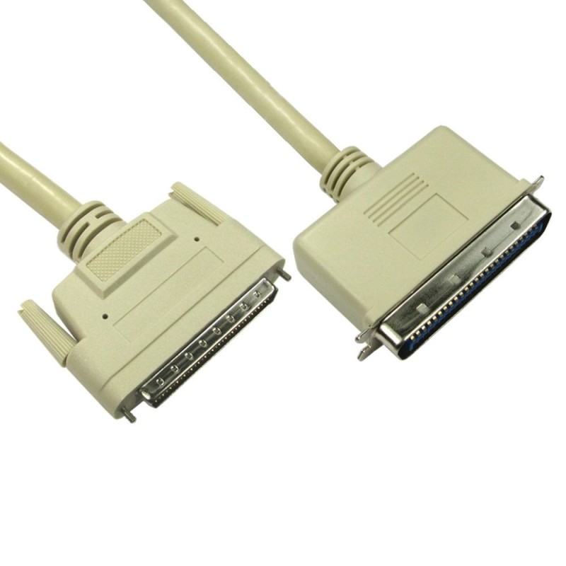 1m SCSI 1-3 50 Pin Centronic (M) to Half Pitch 68 (M) Cable