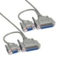 2.5m Dual Serial Data Transfer Cable