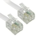 1m RJ11 to RJ11 Modem Cable - White