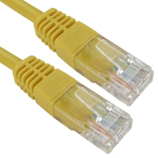 0.15m Cat5e Patch Cable - Yellow