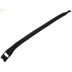  300mm X 17mm Black Velcro Cable Ties - 25 Pack
