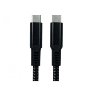 1m Black USB 10Gbps Type C (M) to Type C (M) Braided Cable