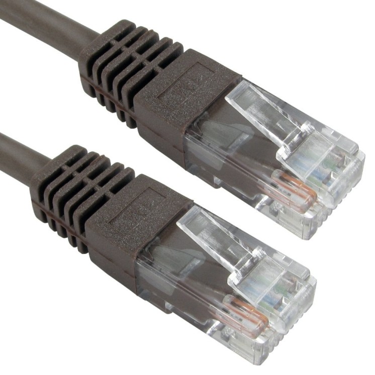 20m Cat5e Patch Cable - Brown
