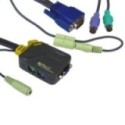 2 Port Micro KVM with Audio - SVGA & PS/2