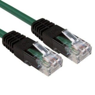 2m Green Cat5e Crossover Patch Cable - 26AWG